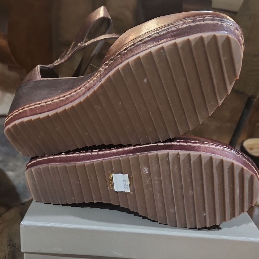 Antelope - Trianna Ladies Sandals Size 37, Coffee Leather - Picture 6 of 7